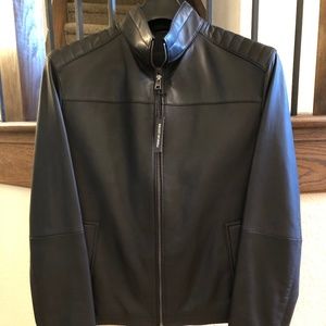 Men’s Murano luxury lamb skin leather coat